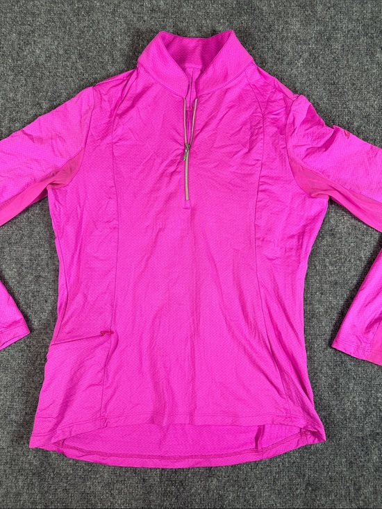 IBKUL Tops - IBKUL Long Sleeve Mock Neck Quarter Zip Woman’s Size Small